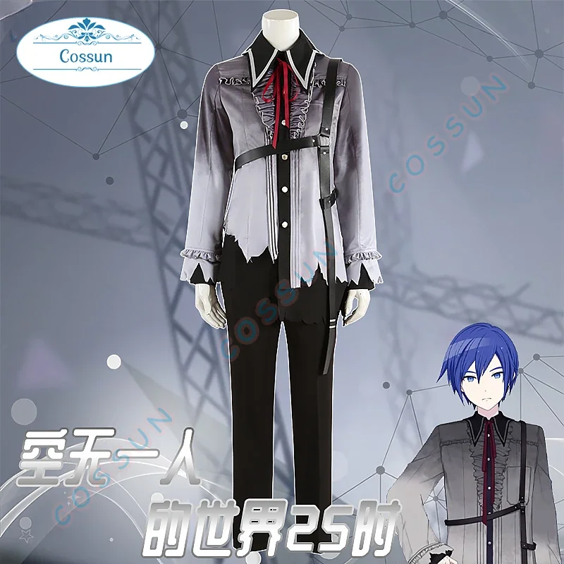 [Customized] Game Project Sekai Feat 25:00 At Nightcord KAI Cosplay Costume TO Halloween Women Men Suit Uniform