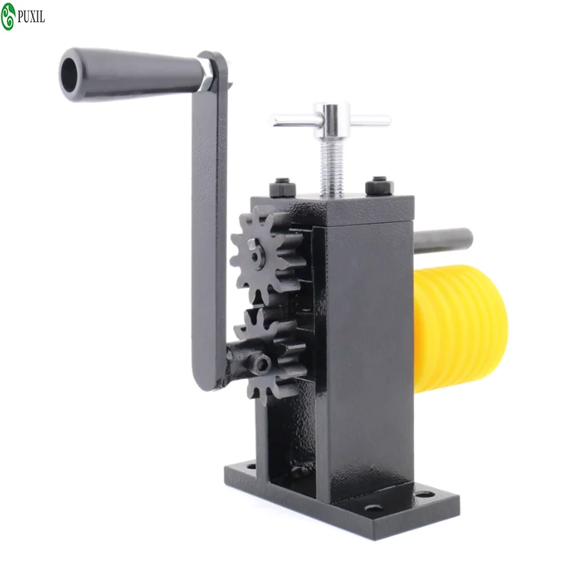 Multi-Purpose Hand Crank Bender Tool for Rings, Earrings & Jewelry - Metalworking Tool for Gold, Silver, Copper Stamping