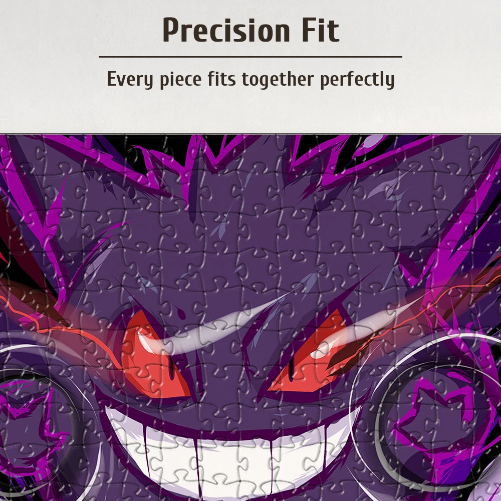 

Деревянный пазл Pokemon Gengar на 108/200/300/500/1000 элементов, подарок для снятия стресса для взрослых фанатов, высокое качество