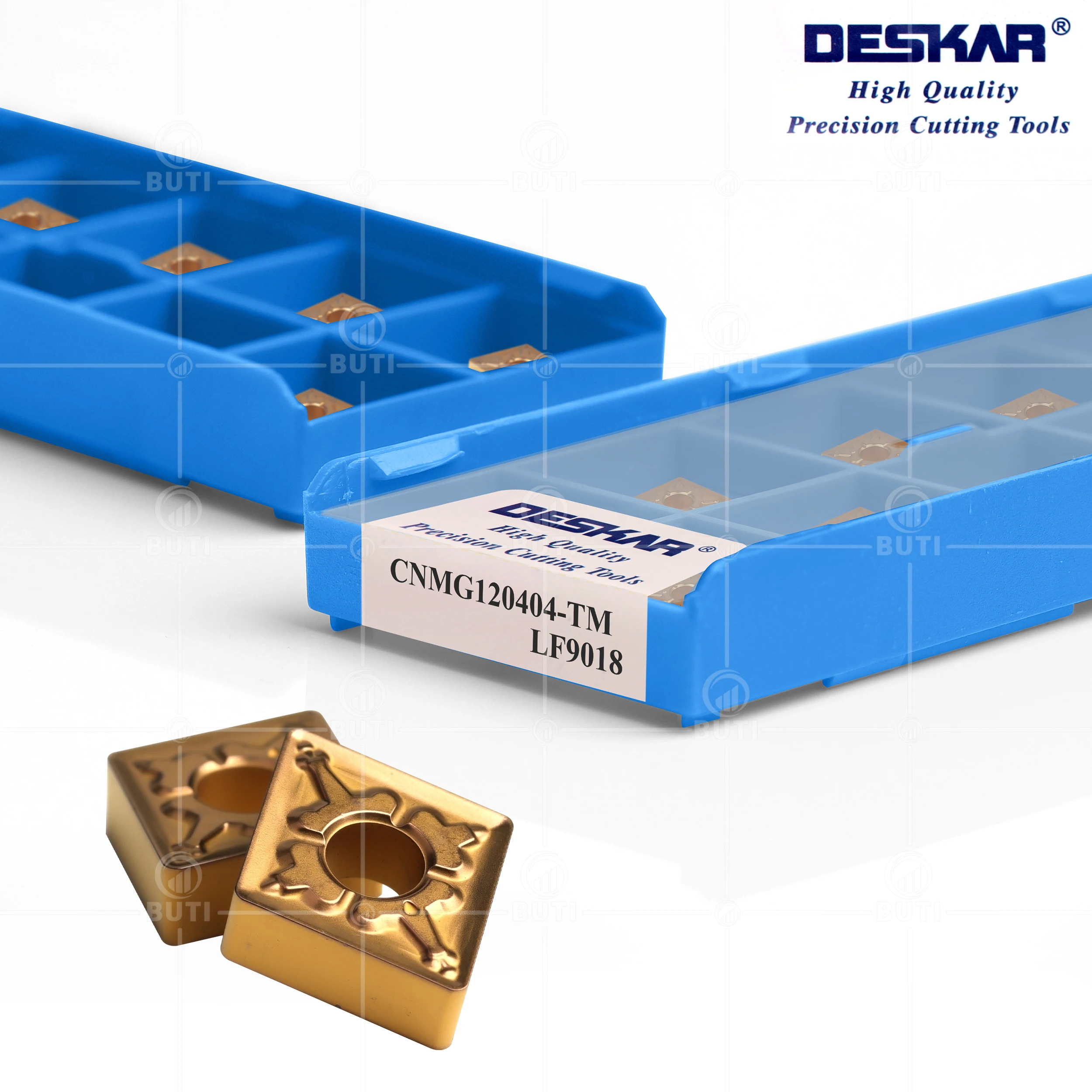 Imagem -02 - Ferramentas do Torno do Deskar-cnc Inserções do Carboneto Cnmg120404 Cnmg120408 Cnmg120412 cq tm ha mt Lf9018 9118 9218 3018 K10 Lf90 Original de 100