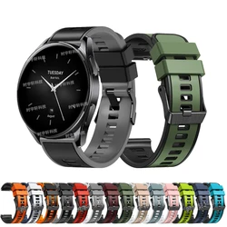 For Xiaomi Watch S2 42mm 46mm Strap 22mm Silicone Bracelet For Xiaomi Watch S1 Active/S1 Pro/S3/Color 2/S4/Realme Watch S2 Band