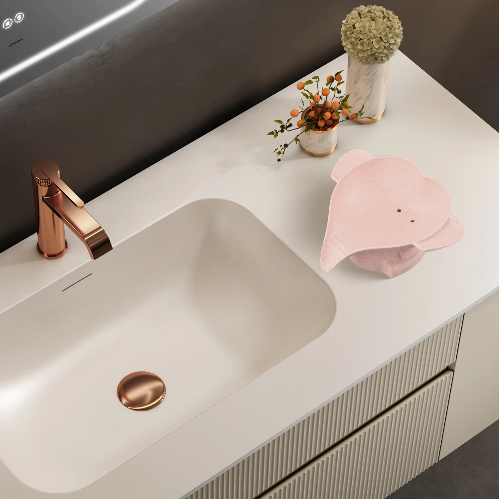 

Функциональные зеленые креативные аксессуары для ванной комнаты, мыльница, водонепроницаемые аксессуары для ванной комнаты, компактный креативный дизайн