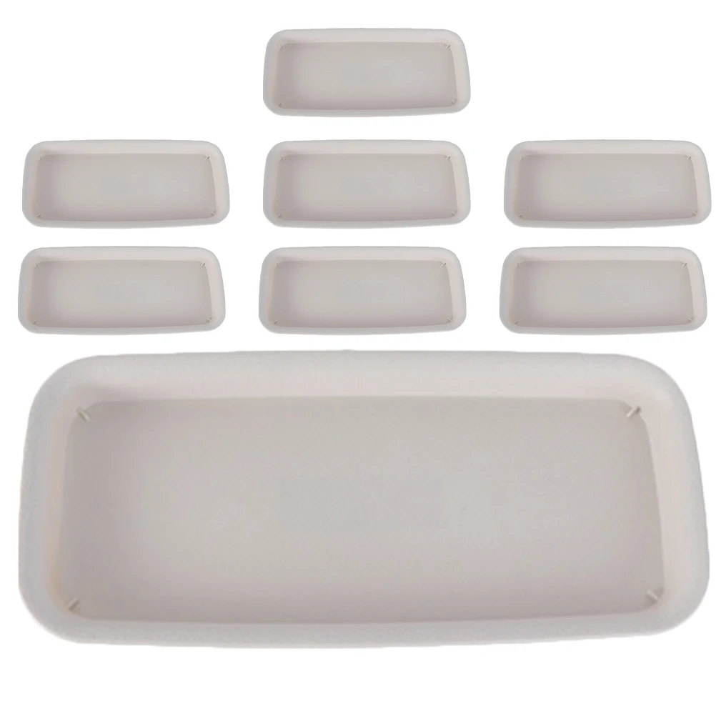 

8Pcs Leak-Proof Water Catching Tray Plastic Plant Saucer for Indoor Outdoor Pots Round Shape Drip Tray to Protect Floor and Keep