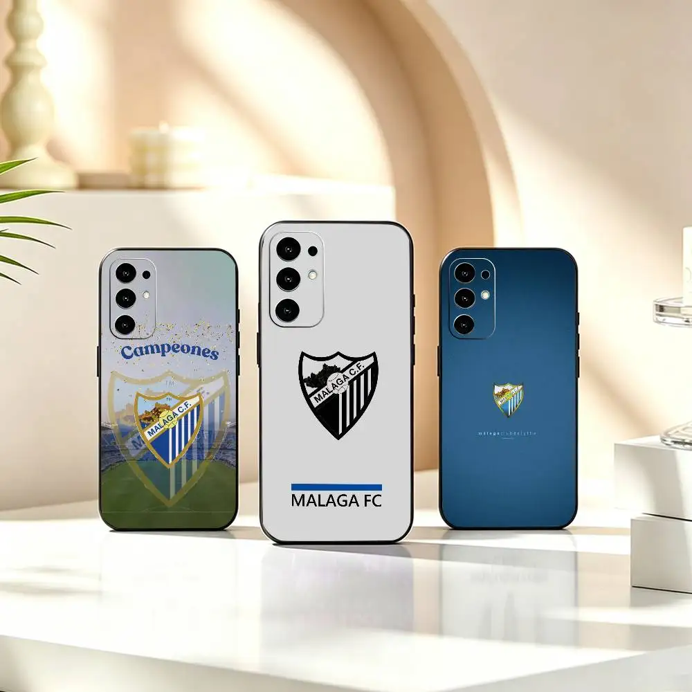 Football Cool M-Malaga c-CF  Phone Case For Samsung S26,S25,S24,S23,S22,S21,S30,Ultra,Plus,Fe,Soft Silicone Black Cover