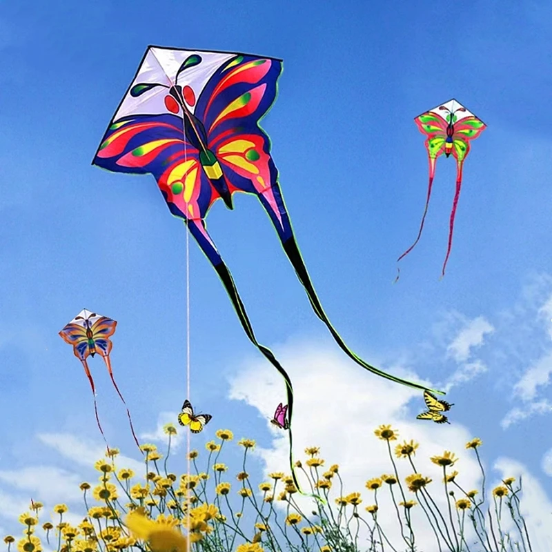 free shipping large butterfly kite flying children kites sale kites for kids kite handle outdoor toys weifang kite store flying