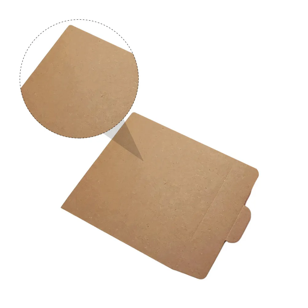 1Set 50 Brown Paper Bags Kraft Paper Cd File Pouch Multi-Use Envelope Holder Document Card Gift File Envelope Pouch view 6