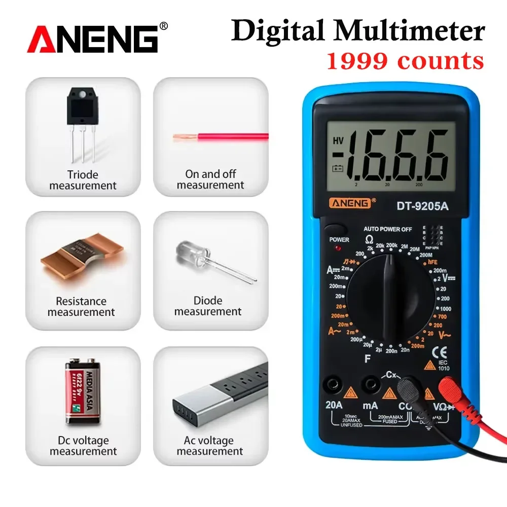 Aneng DT9205A-1 Mul…