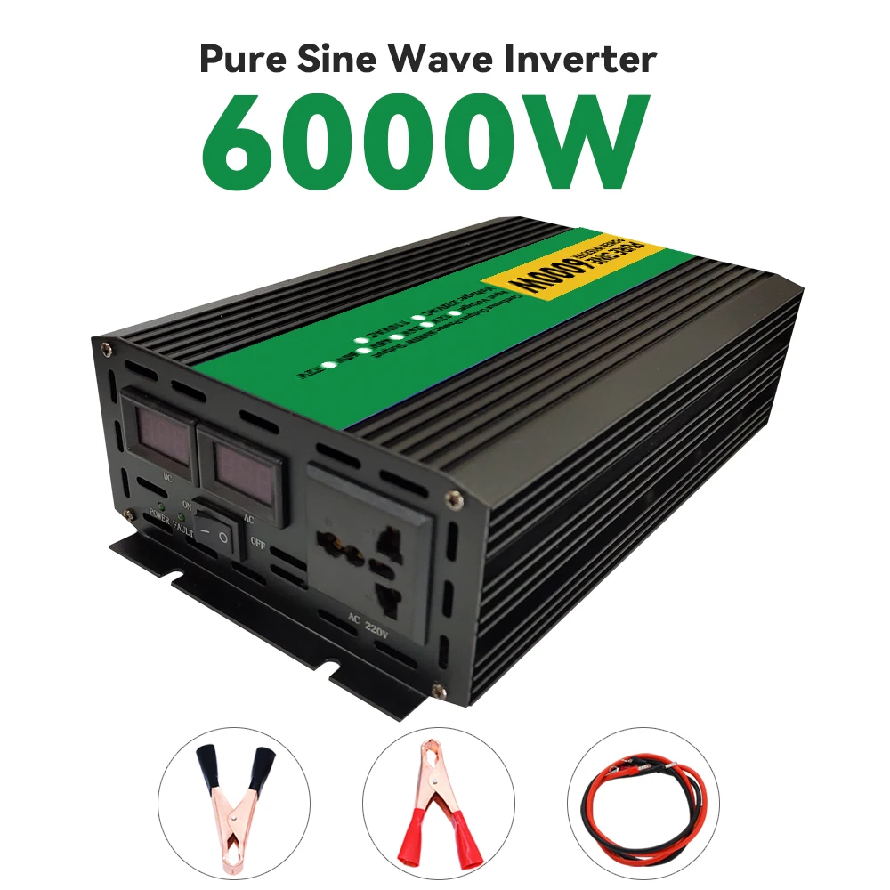 Inverter 12V 24V 48V To 220V & 110V Pure Sinus Wave Voltage Converter Power Inverter 6000W 3000W 4000W In Wind Turbine System