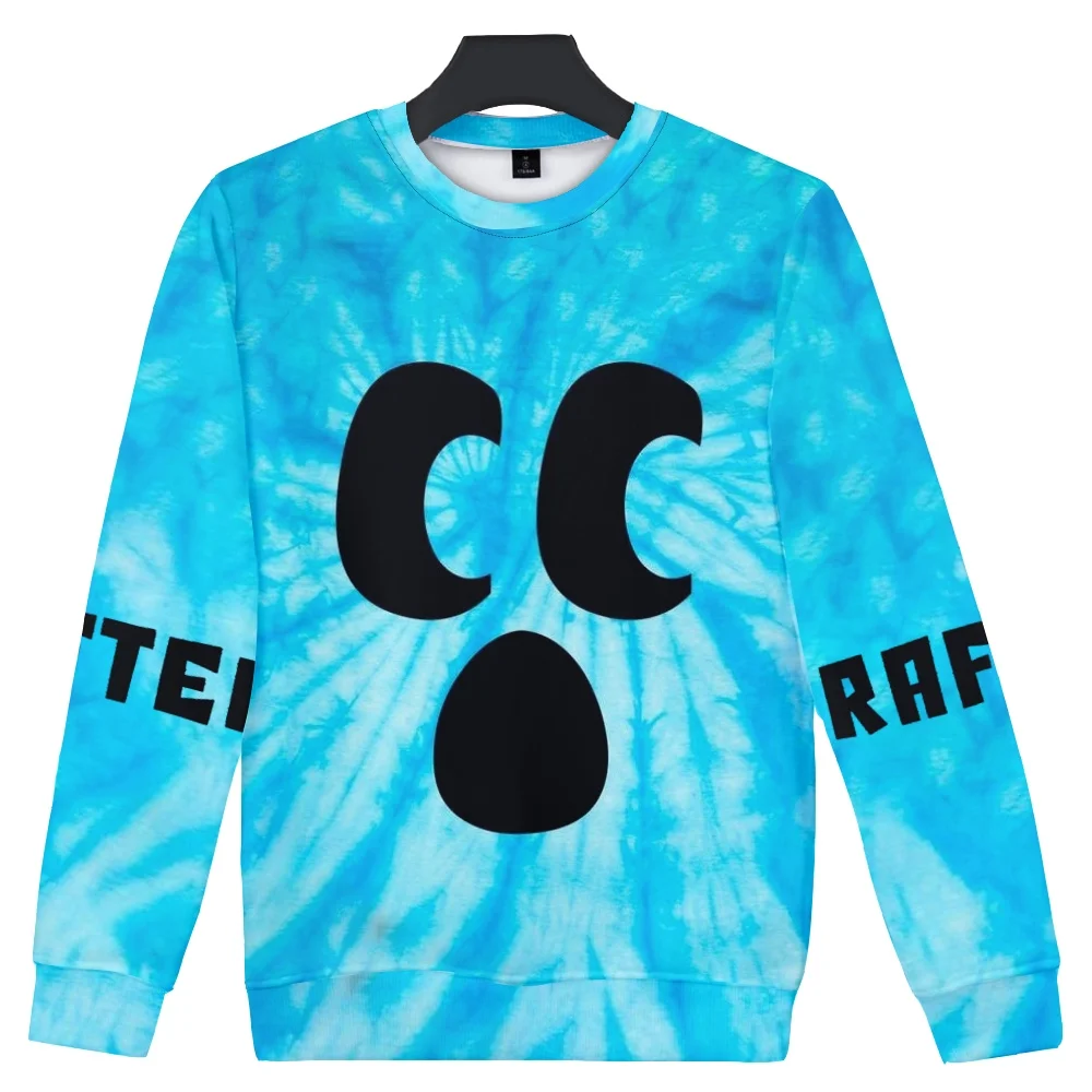 

Diamond Craftee Face Tie Dye Толстовка с капюшоном Толстовка с длинными рукавами Пуловеры Повседневная уличная одежда Пальто Женская и мужская куртка Косплей Костюм