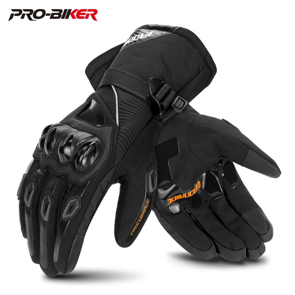 

Winter Motorcycle Waterproof Gloves Windproof Full Finger Moto Motorbike Riding Gloves Touch Screen Moto Motocross Gloves