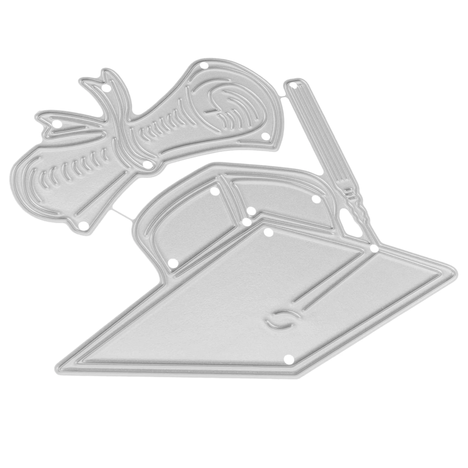 

Graduation Themed Cutting Die Carbon Steel Stencil For Diy Scrapbooking Embossing Crafts Reusable Sturdy Mold Greeting