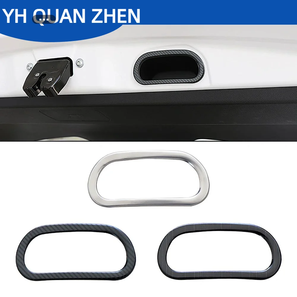 Interior Accessory For Haval Jolion 2021-2024 Car Trunk Handle Frame Trim Panel Strip Color Change Decoration Refit Sticker Self