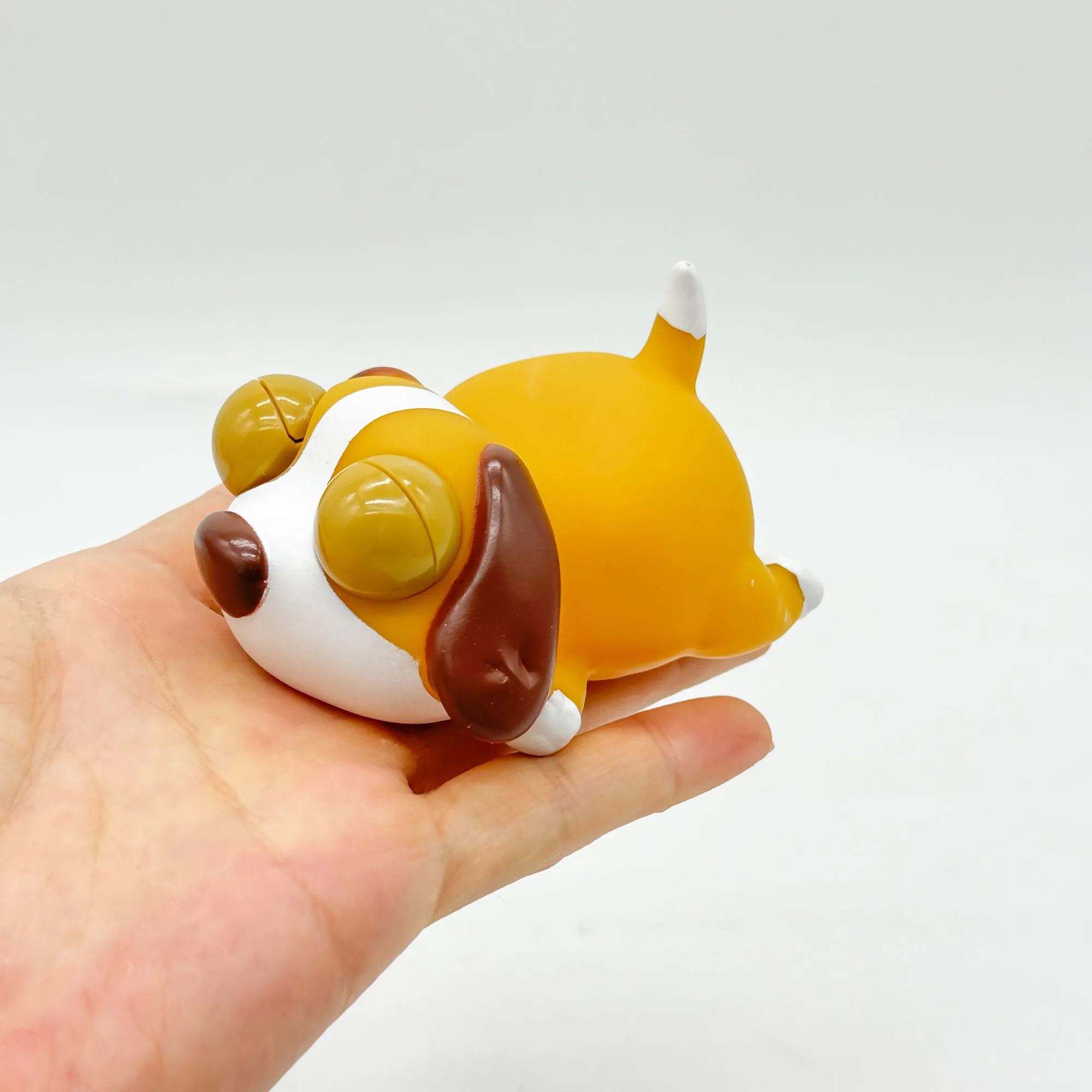 Alívio do estresse espremer brinquedos engraçados kawaii olhos grandes filhote de cachorro bonito figuras de cachorro borracha macia anti-stress crianças presente