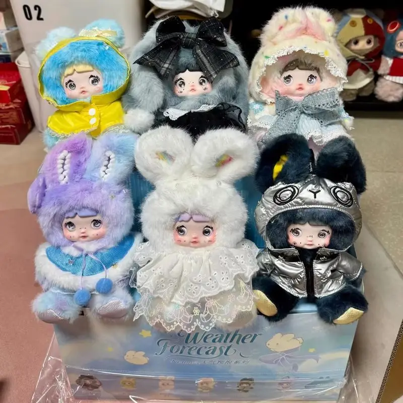 กล่องสุ่ม Nommi Weather Forecast Series ฟิกเกอร์อนิเมะน่ารัก ตุ๊กตาจิ๋ว ของตกแต่งกระเป๋า ของเล่นสุดฮิต สำหรับเป็นของขวัญปีใหม่