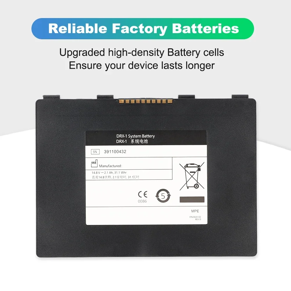 ETESBAY DRX-1 System Battery Rechargeable For Carestream HPX-DR3543 Detector DRX-1 System Flat Panel Digital Imager 450 465