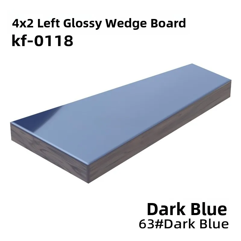 

Строительные блоки KF08 для дома, трапециевидная левая W-панель для удаления частиц, аксессуары 90029, креативные игрушки DIY для подростков