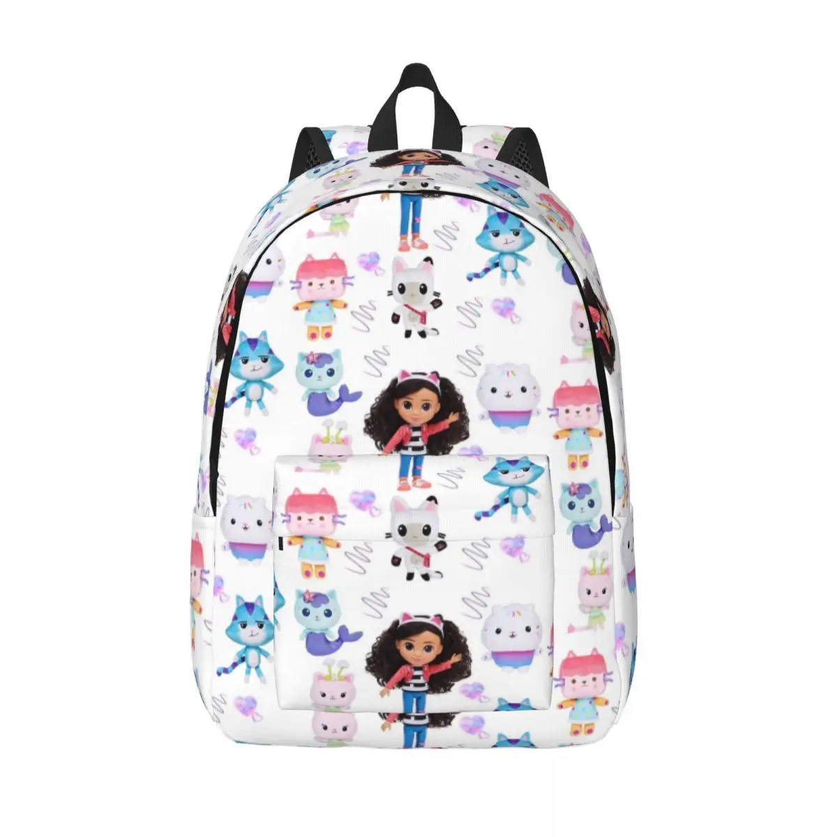 حقيبة ظهر رائعة لبيت الدمى من غابي، حقيبة ظهر رياضية للطلاب والعمل كارتونية لطيفة على شكل قطة فأر للرجال والنساء، حقائب قماش للكمبيوتر المحمول #1