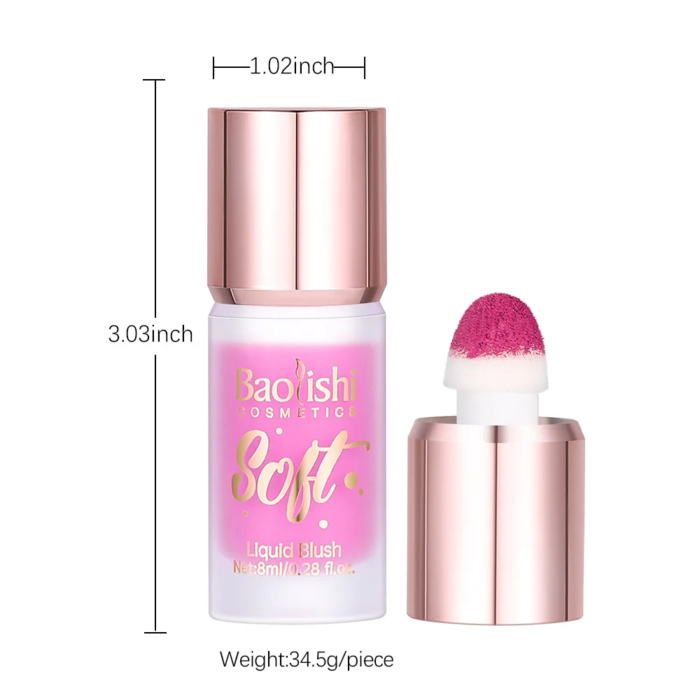 플라워노즈 Matte Red Liquid Blush Brightens Skin Tone Is Lightweight and Easy To Apply Stick Atmosphere Pure Desire Pseudo Plain Face