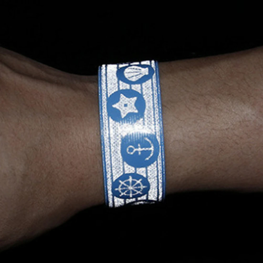 

8pcs Reflective Slap Wristbands PVC Kids Bracelets Eco Friendly Flexible Elastic Non Toxic Suitable for Boys Girls Birthday
