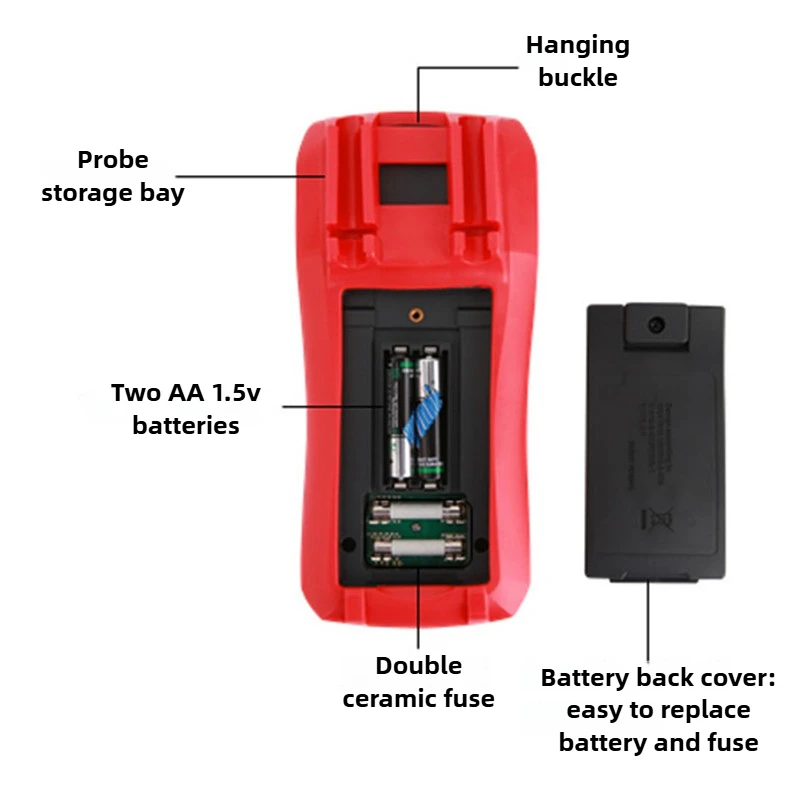 UT107 +/UT105 + مقياس متعدد رقمي للسيارات قياس سرعة إصلاح السيارات الجهد الحالي المقاومة متر أداة كهربائي