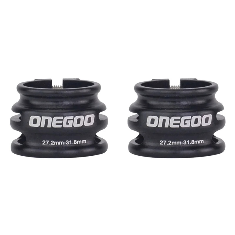 

A99I-2X Double Layer Adjustable Bicycle Seatpost Clamp Aluminium Alloy MTB Road Bike Seatpost Tube Clip,Black 27.2-31.8Mm