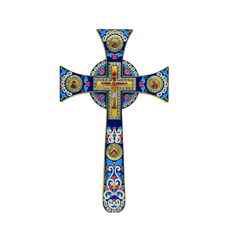 

Catholic Crucifix Jesus Cross Greek Religious Russian Orthodox Church Decoration Utensils Catholic Decor крест православный2021