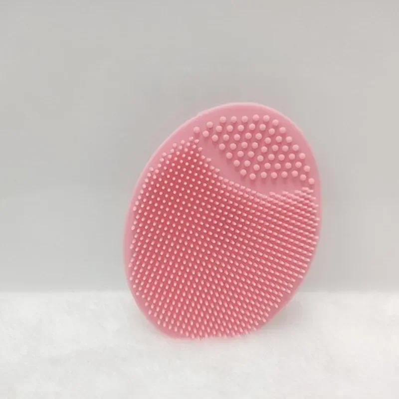 1 Stuk Baby Douche Bad Hoofd Mini Siliconen Badborstel Gezicht Exfoliërende Spa Mee-Eter Gezichtsreiniger Huid Zachte Reiniger