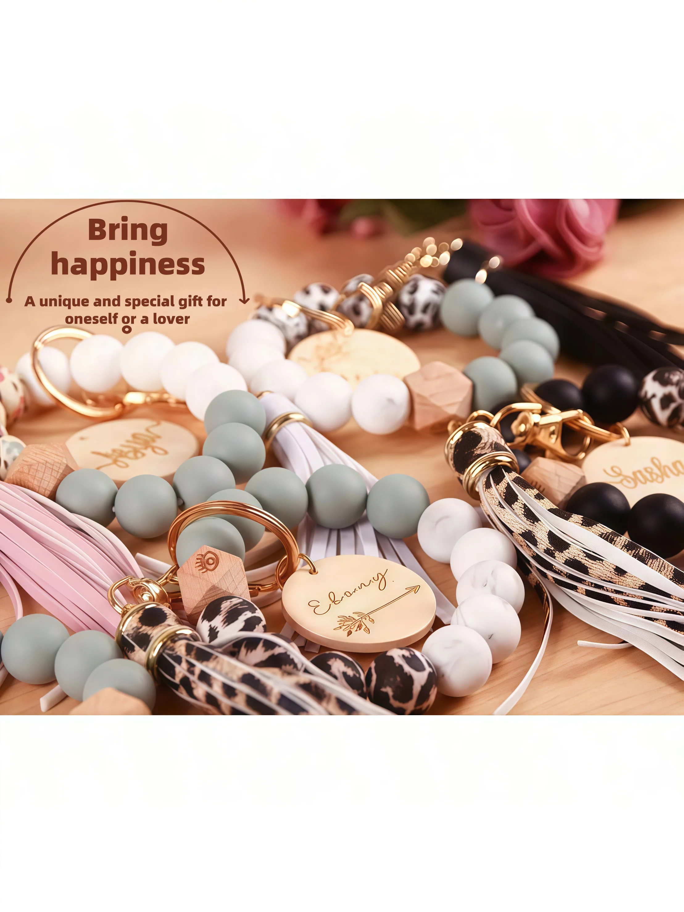 Рисунок 4 - Персонализированный силиконовый брелок из бисера