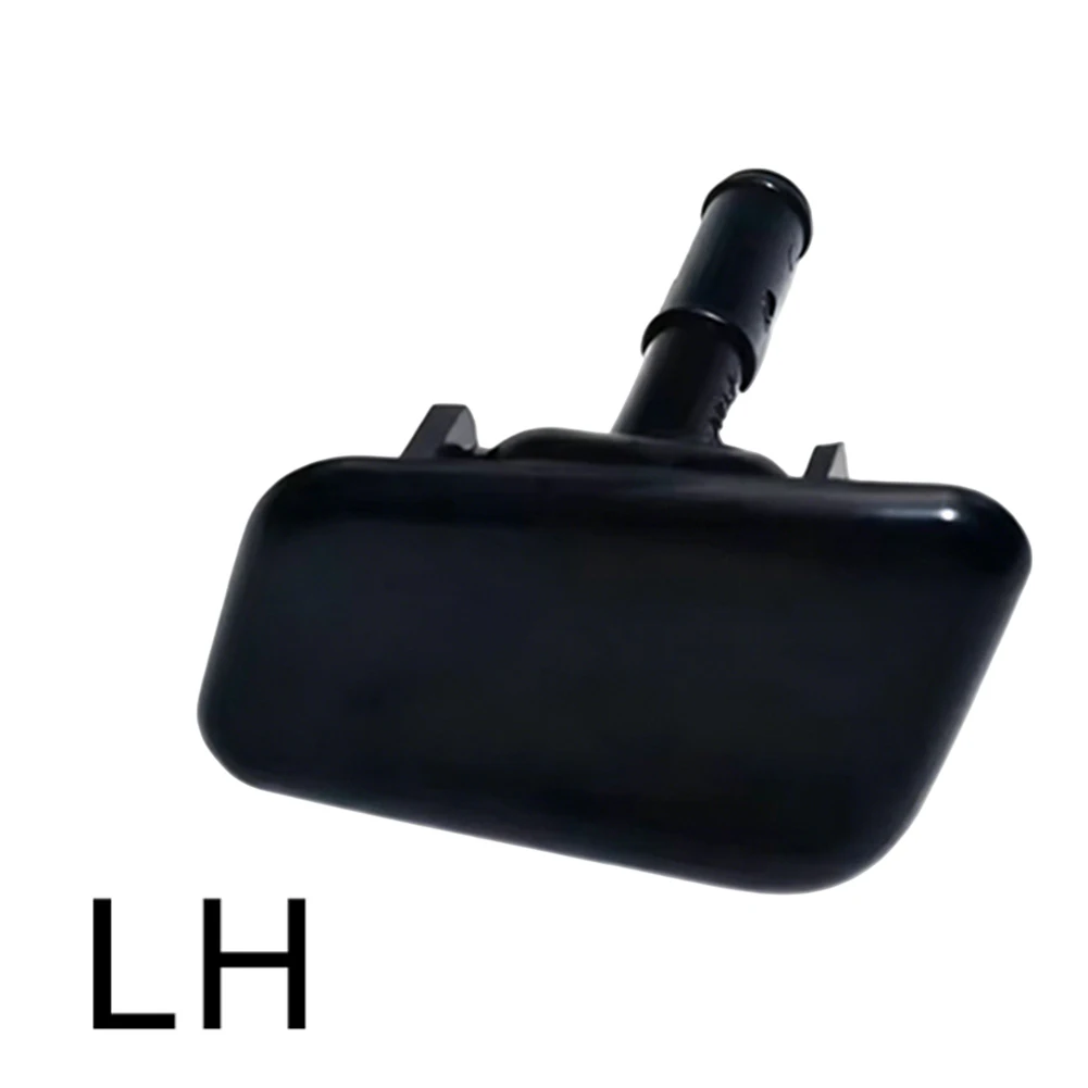 ABS Black Headlight Washer Jet Cover Cap for Hyundai Azera 2011-2014 Left Right Side Direct Fit Replacement Part