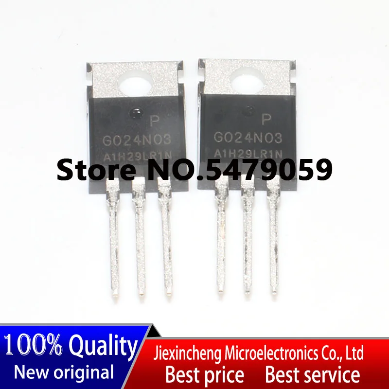 10pieces 100% New original HYG024N03LR1P G024N03 HYG024N03LR1 HYG024N03 TO220N/30V/160A