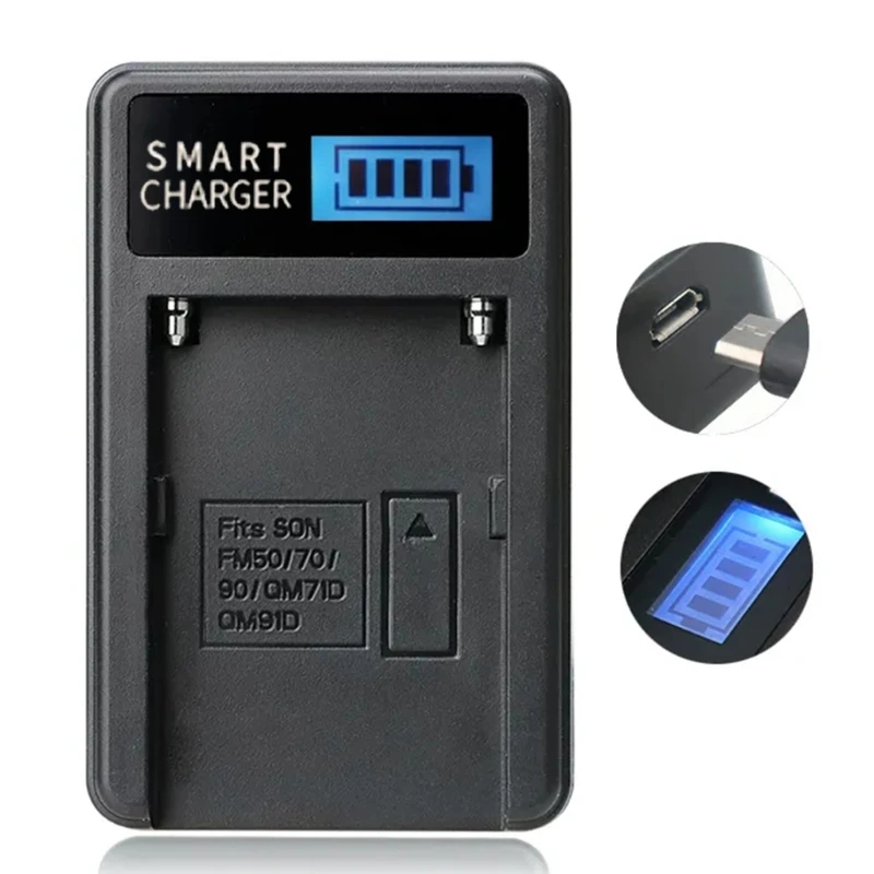 NPFM50 LCD for CCDTRV308,CCDTRV138,CCDTRV328,DSLRA350, Versatile Charging Solution for Cameras Batteries