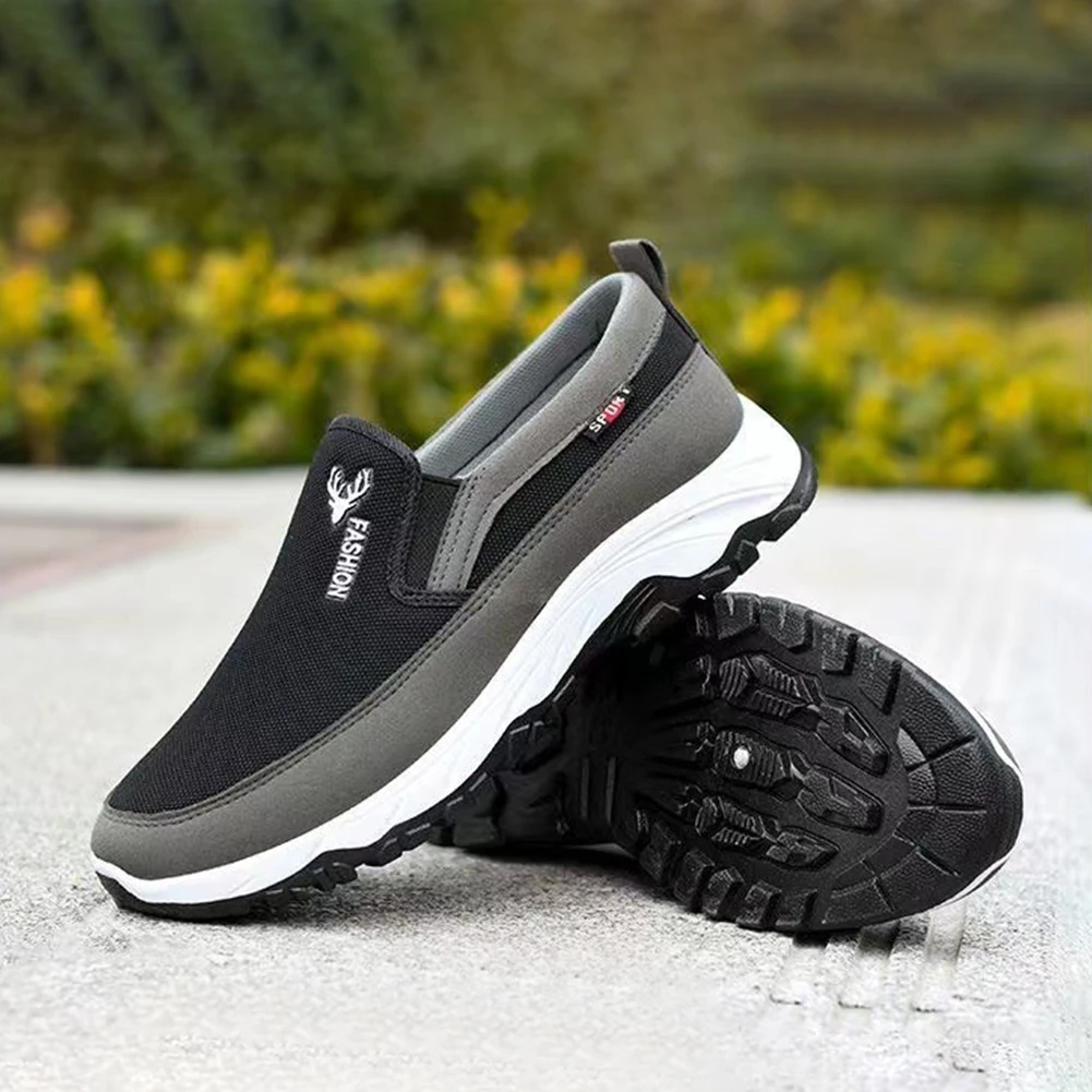 Men Casual Shoes Outdoor Walking Shoes Breathable Mesh Sneakers Footwear  Slip-on Tennis Shoes Mens Loafers