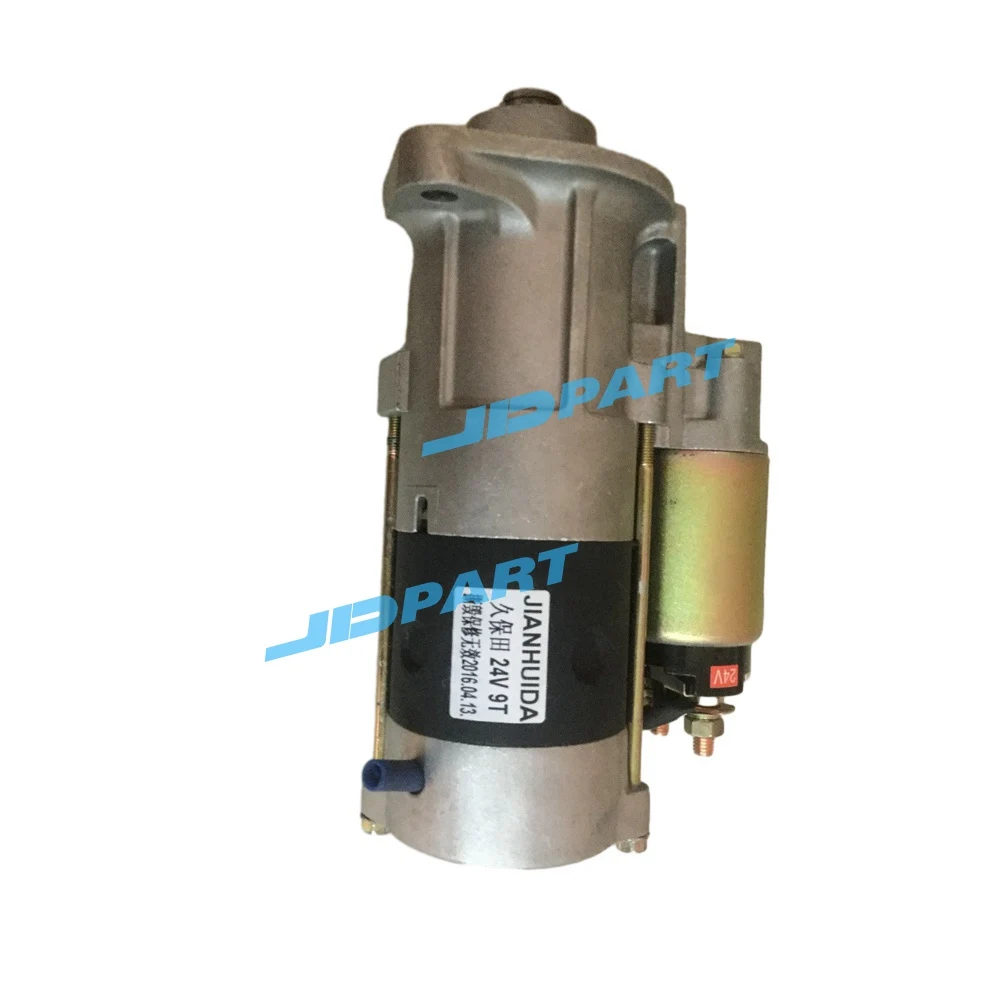 9T V3300 Starter Motor For Kubota Engine Spare Parts