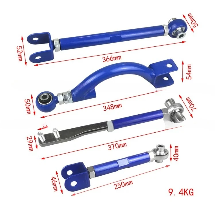 Modified auto parts suspension system cross arm tie rod set suitable for 240SX S14 S15