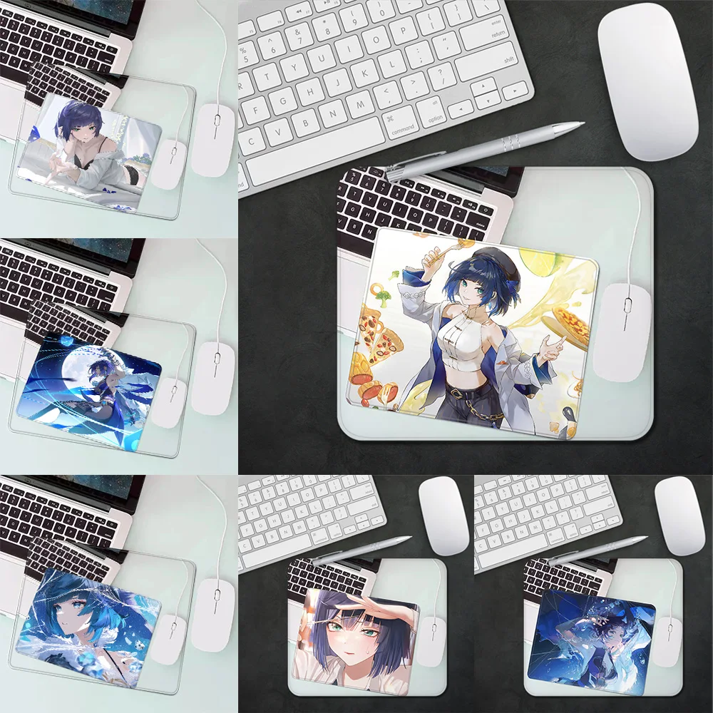 Yelan Genshin Impact Gaming Mouse Pad XS Small Mousepad For PC Gamer Desktop Decoration Office Mouse Mat Deskmat Rug