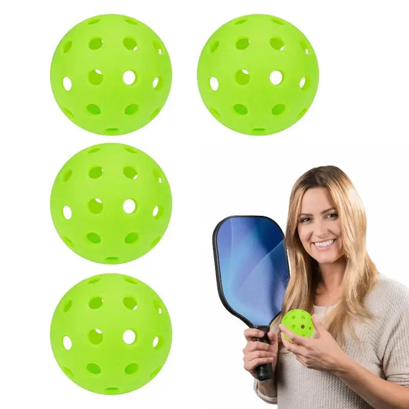 Franklin Pickleball 4pcs Indoor Pickleball Golf Ball Excellent Spin And Balanced Flight With Rotational Molding Technology For