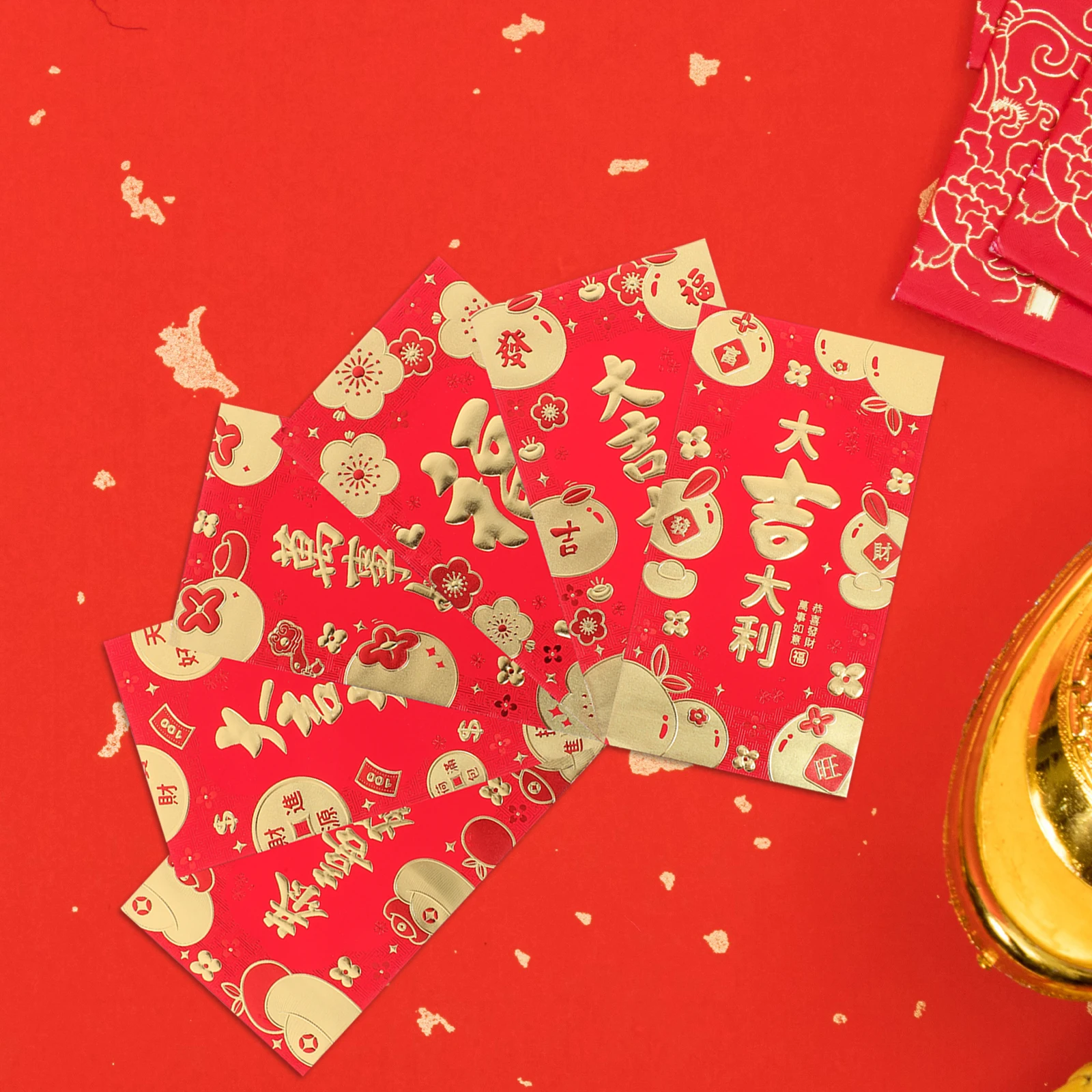 

2025 New Year Cartoon Snake Red Envelopes Traditional Chinese Lucky Money Packets Festival Celebration Paper