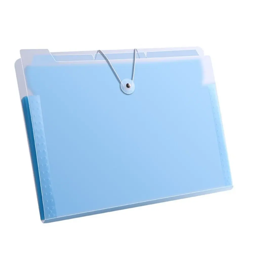 Portable Waterproof A4 File Folder 4/8/12 Pockets Classified Storage File Organizer PP Test Paper Storage Document Bag Student