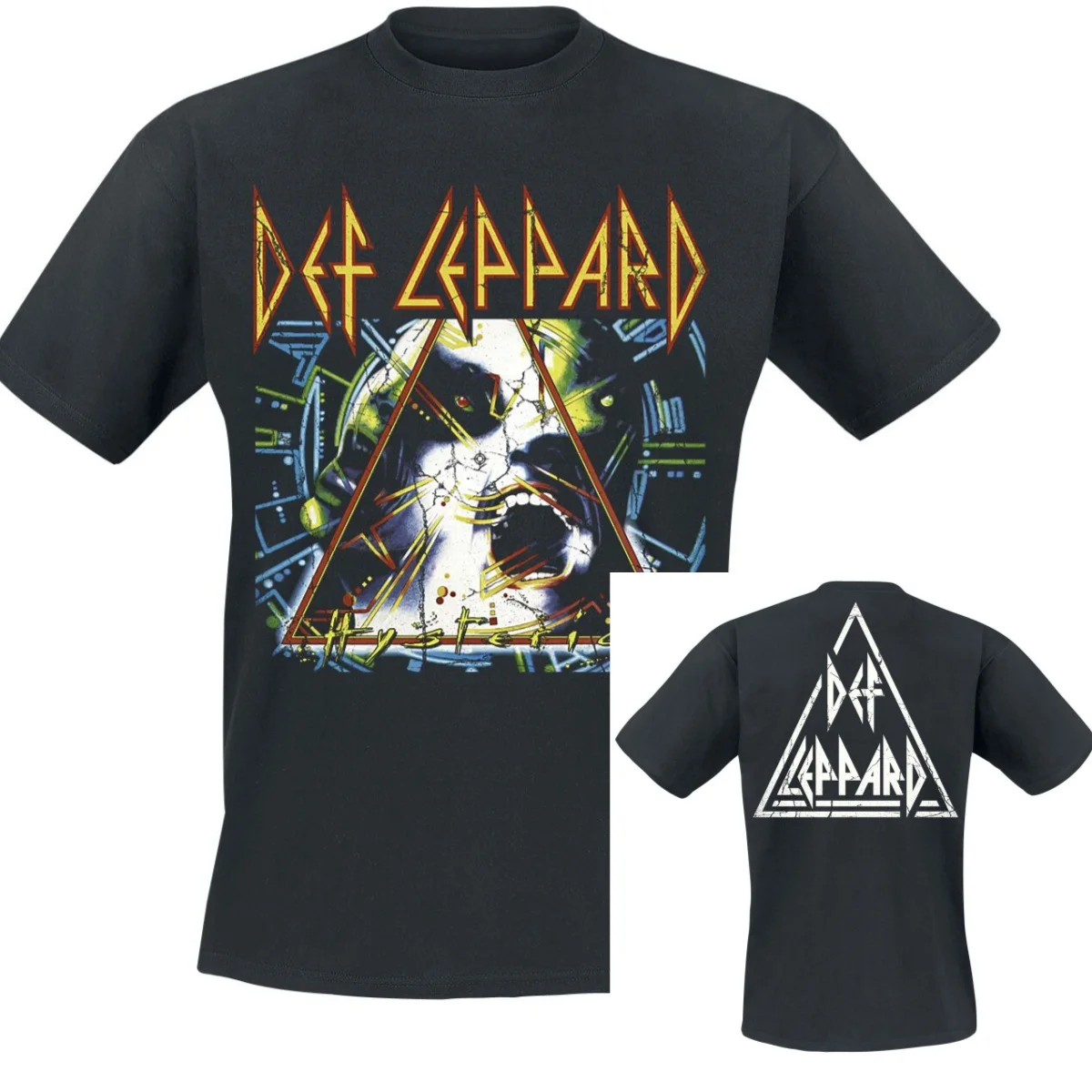 Camiseta Def Leppard para hombre y mujer, camiseta gráfica de banda de Rock y Metal, 100% algodón, ropa informal de verano