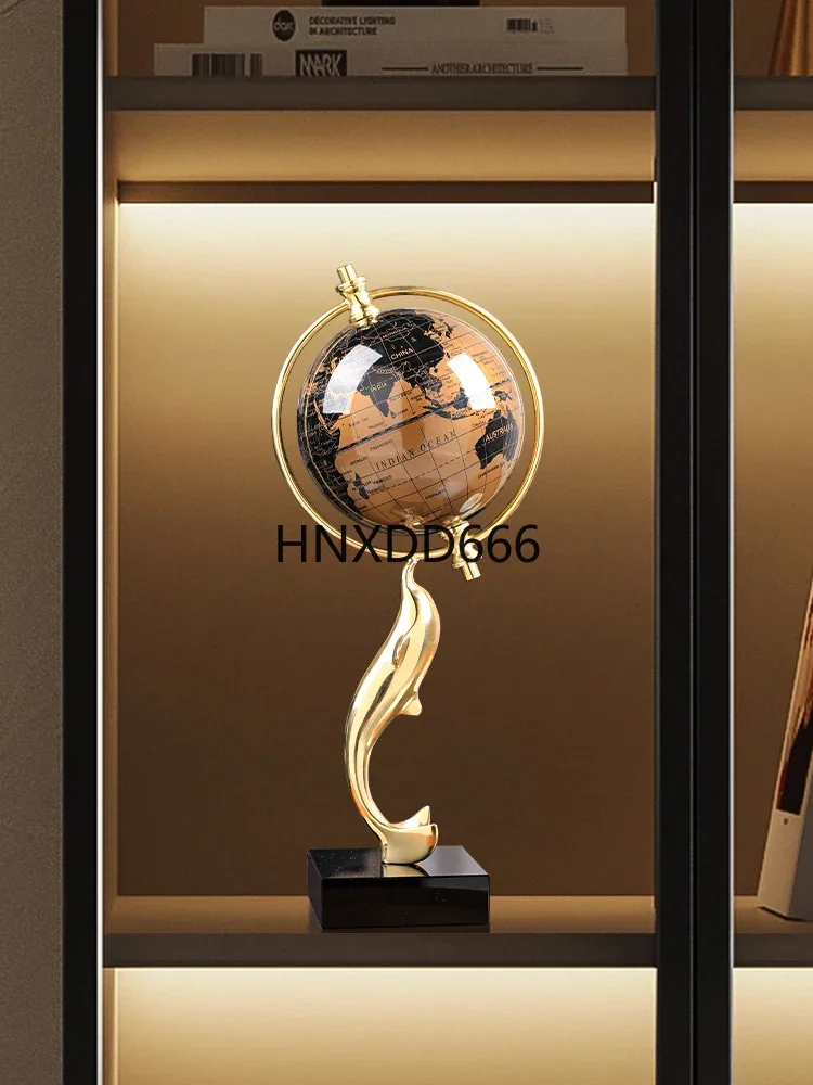 Globe ornament light luxury high-end wine cabinet TV cabinet decoration