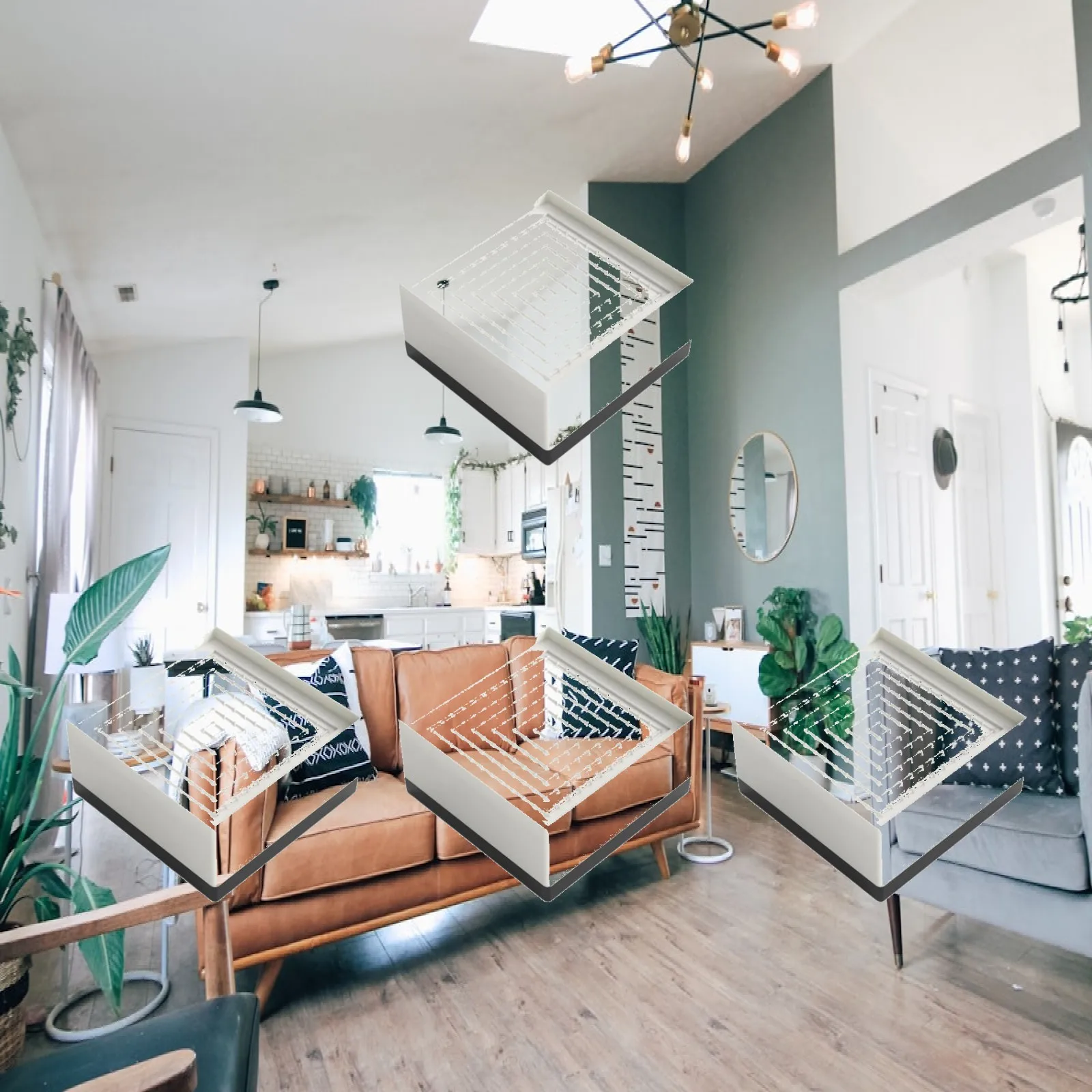 4x Bed Lifts for Furniture, Easy Setup Supports for Chair And Bookshelf