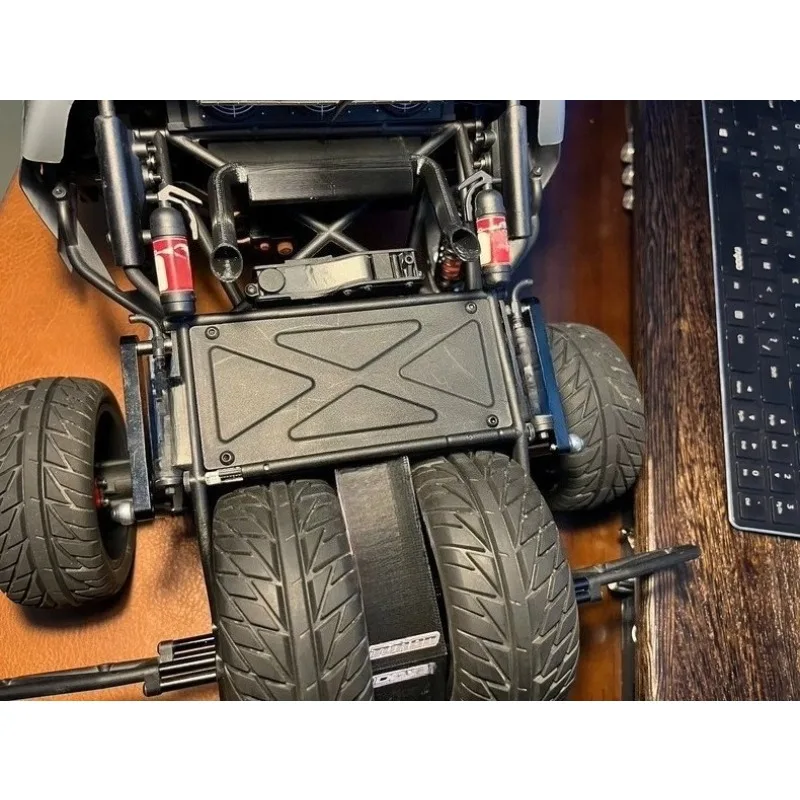 3D Printed Upgrade Parts for Losi Baja Rey 2.0 1/10 Scale RC Short Course Truck  Vertical Spare Tire Carrier Dual Exhaust Tips