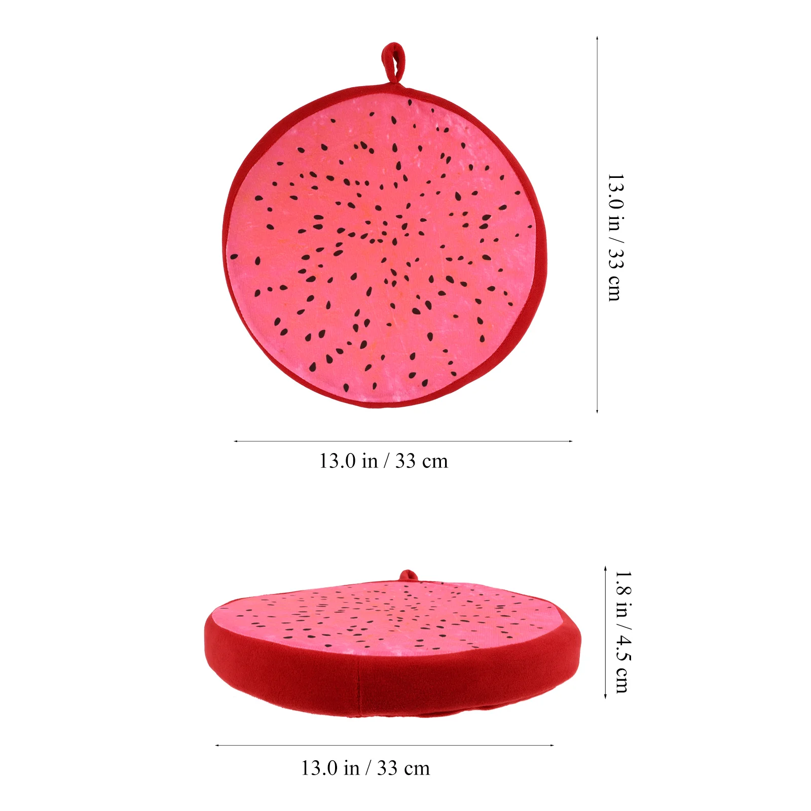 33 Cm Couches Cushion Pillow for Sofa Seat to The Ground Watermelon Child