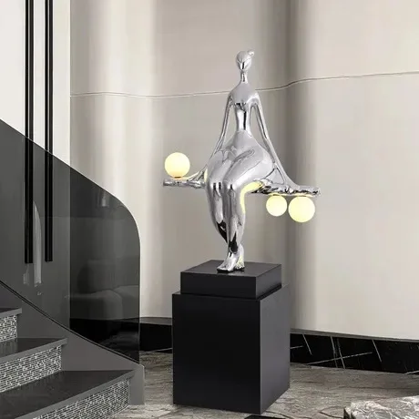 High Quality Hotel Living Room Luxury Corner Standing Light Minimalist Designer Art Decoration Led Floor Lamp Nordic Modern