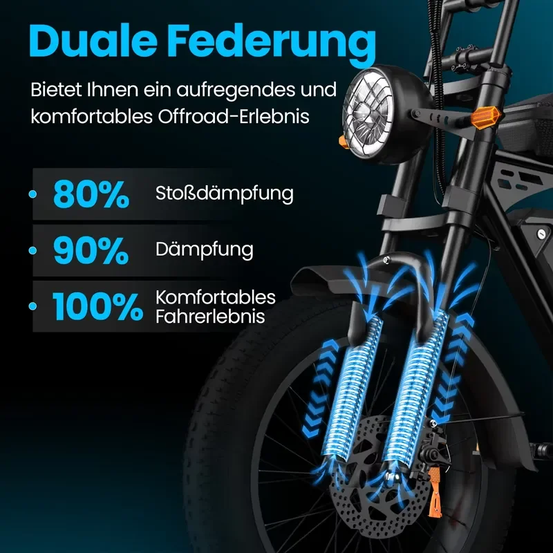 STROVAN New Arrival AtlasTrek X5 Electric Mountain Bike 20