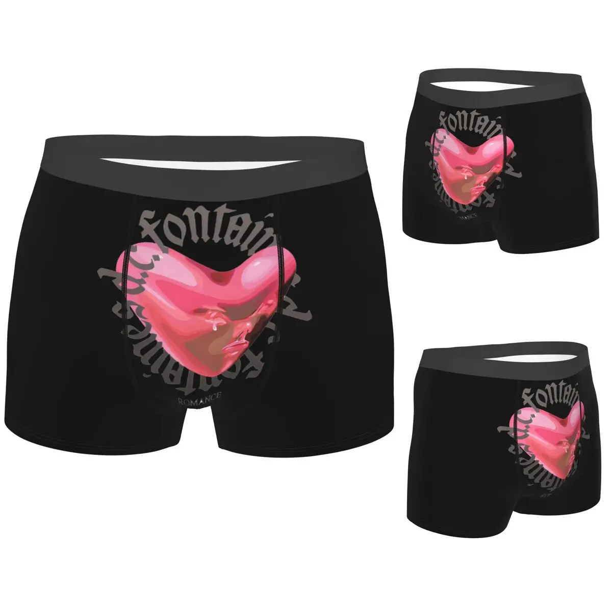 

Boxer Underpants Shorts Fontaines DC Romance Panties Men Ventilate Underwear for Homme Man Boyfriend Gifts