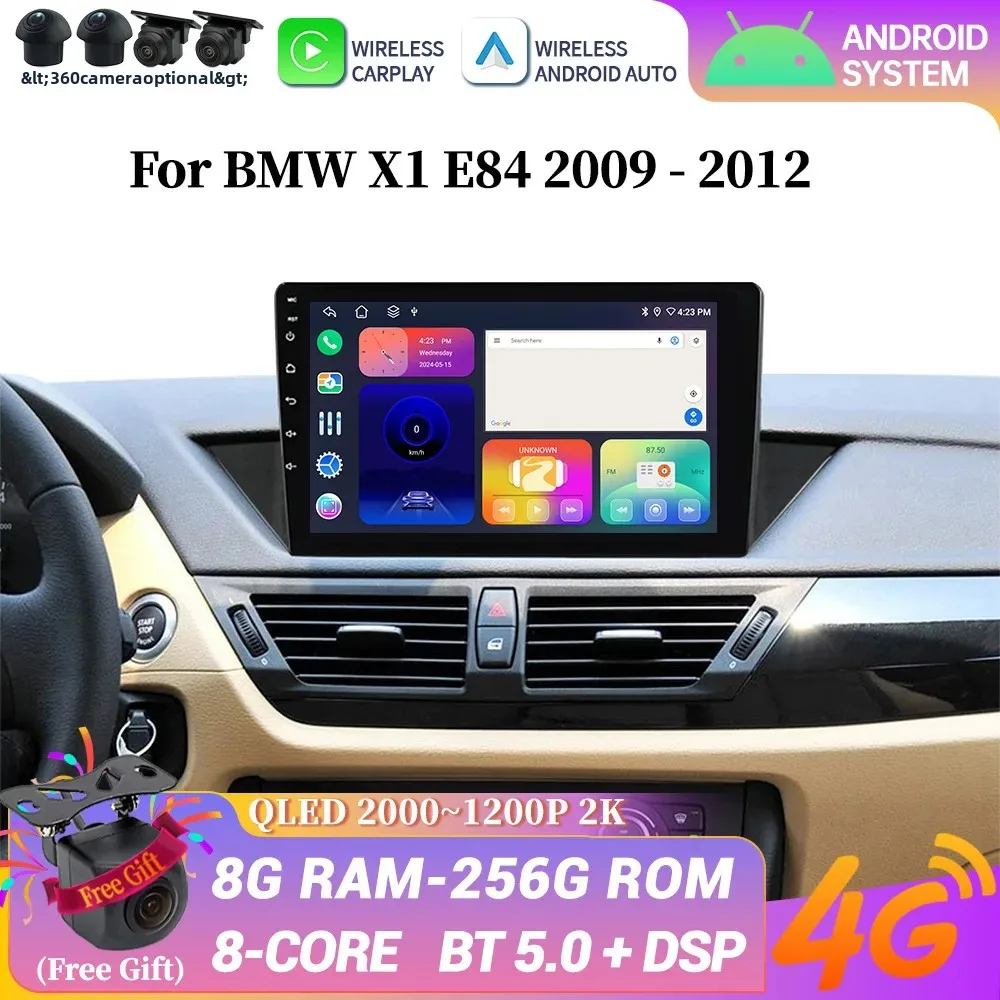 

Android 14 For BMW X1 E84 2009-2012 Car Radio Multimedia Wireless Carplay Android Auto CarPlay Navigation Touch Head Unit Screen