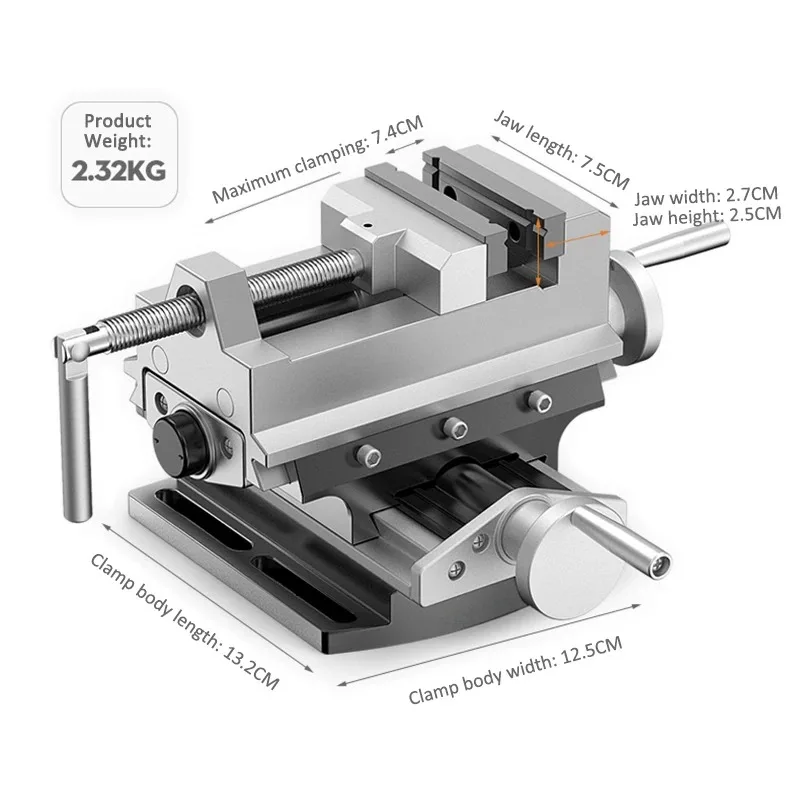 Small vise household multifunctional heavy-duty vise machine workbench fixture mouth