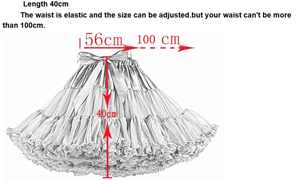 MYYBLE Gaun Pesta Baru Rok Bawahan Gaun Pendek Ayun Rok Rok Cosplay Lolita Rok Tutu Balet Rockabilly Crinoline