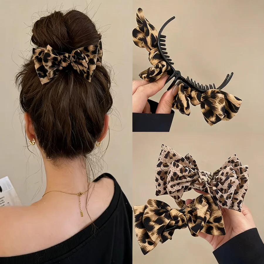 

1 шт. Темно-коричневая большая заколка-краб для волос, из ПВХ и ткани, с прочным захватом, для укладки густых волос и создания причесок-пучков